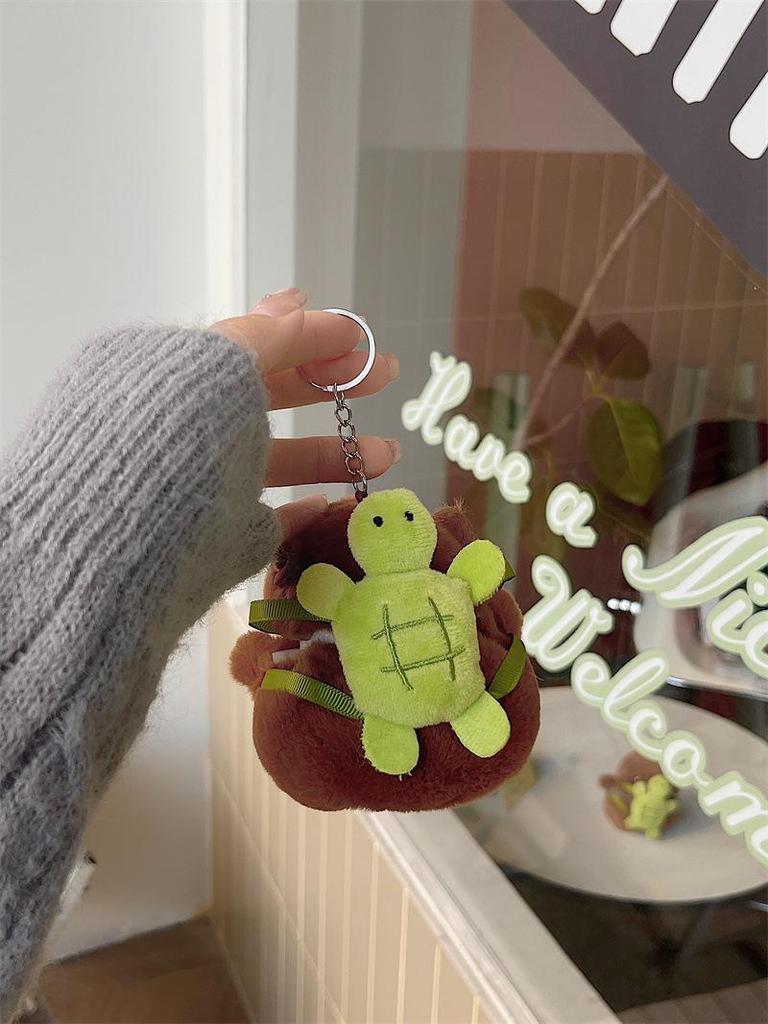 Plush Turtle Backpack Case for Apple AirPods Pro (1st/2nd Gen) Wireless Earphones