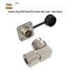 Zhonglian CM10 IP67 Aviation Plug with Dust Cap for 2/10-core Connector Socket