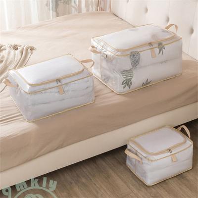 New Transparent PVC Clothing Quilt Storage Bag Large Capacity Moving Luggage Packing Bag Simple Household Sundries Finishing Bag