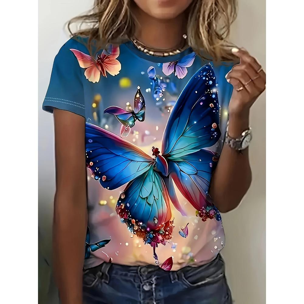 

Women s T-shirt - Shining Butterfly Pattern 2XS