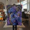 Purple Dragons  Print Flannel Blanket, High quality Comfortable for All Seasons, Home Decor, Warmth and Comfort