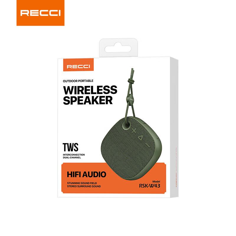 Recci RSK-W43 Portable Waterproof Bluetooth Speaker