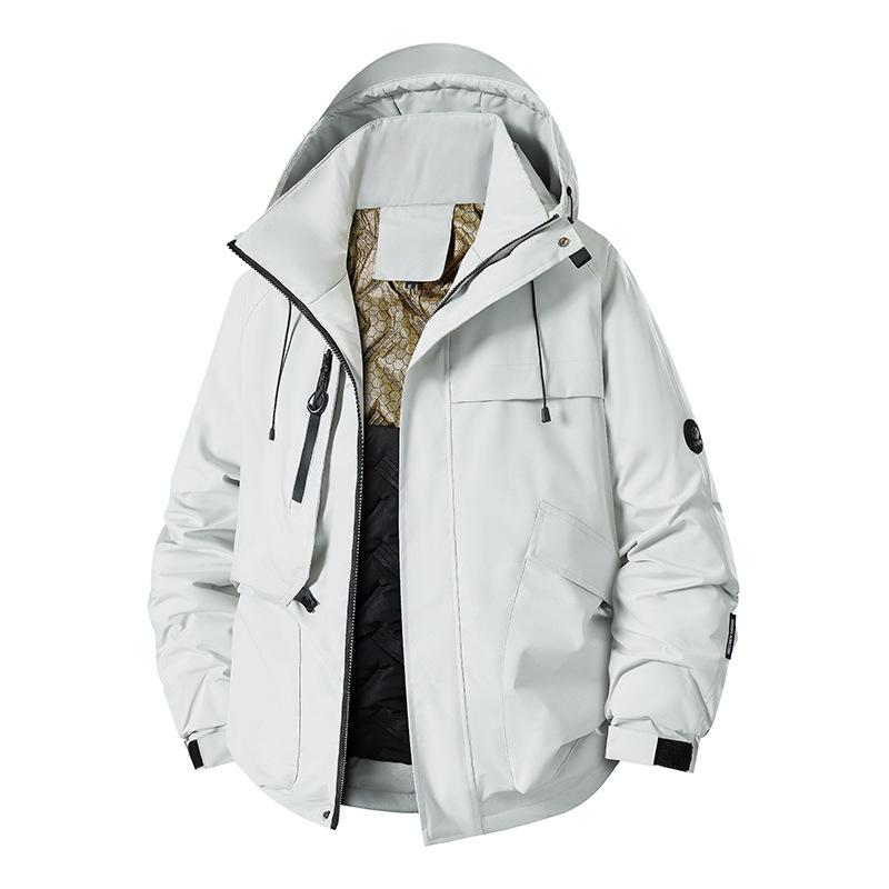

Couple s Outdoor Graphene-Infused Cotton Jacket: Windproof, Waterproof, Stylish, and Warm Mountaineering Coat Double Extra Large