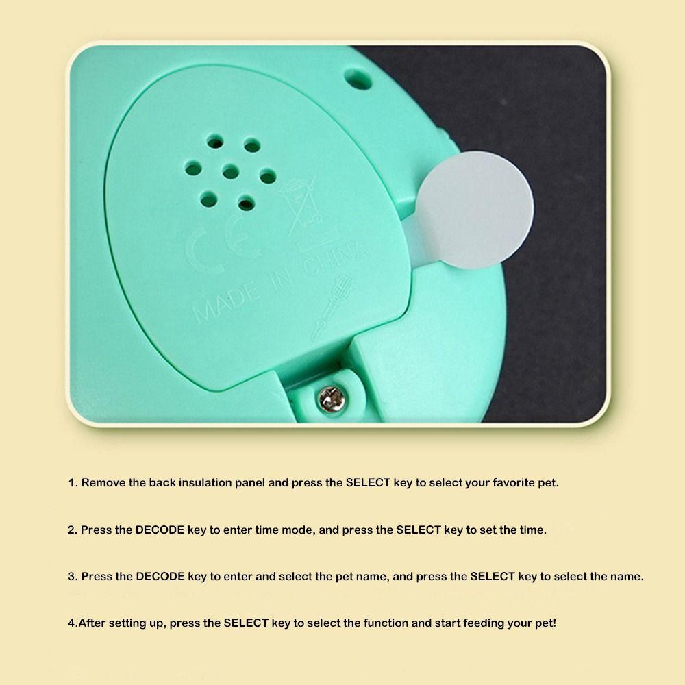 Mini Electronic Game Console Handheld Pet Raising Keychain Pet Feeding Machin  for Chlidren