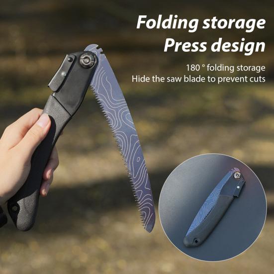 Outdoor Hand Saw Sharp Teeth Camping Backpacking Hiking Mini Folding Hacksaw Portable Woodworking Handheld Saw Wood Cutting Tools