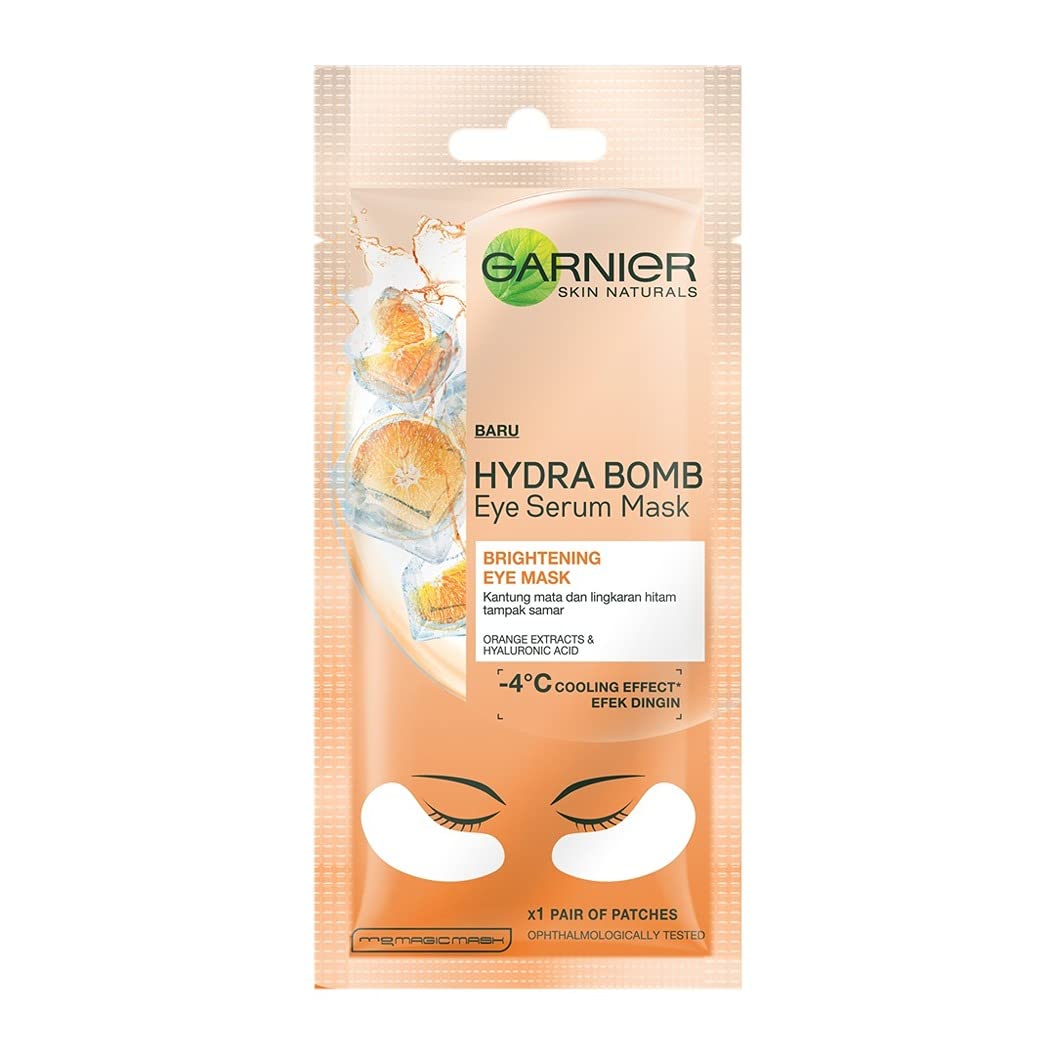Garnier Skin Naturals, Eye Mask, Hydrating & Revitalising, Hydra Bomb Eye Serum Mask, 1 pc, 6g 1 pc, 6g