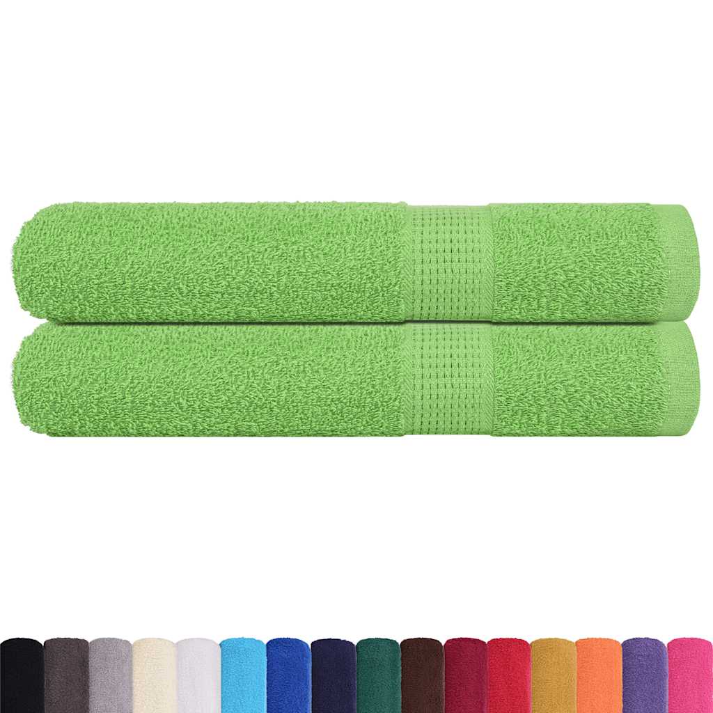 Sauna Towels FROGN 2 Pcs. Apple Green 80 X 200 Cm 360 G M²