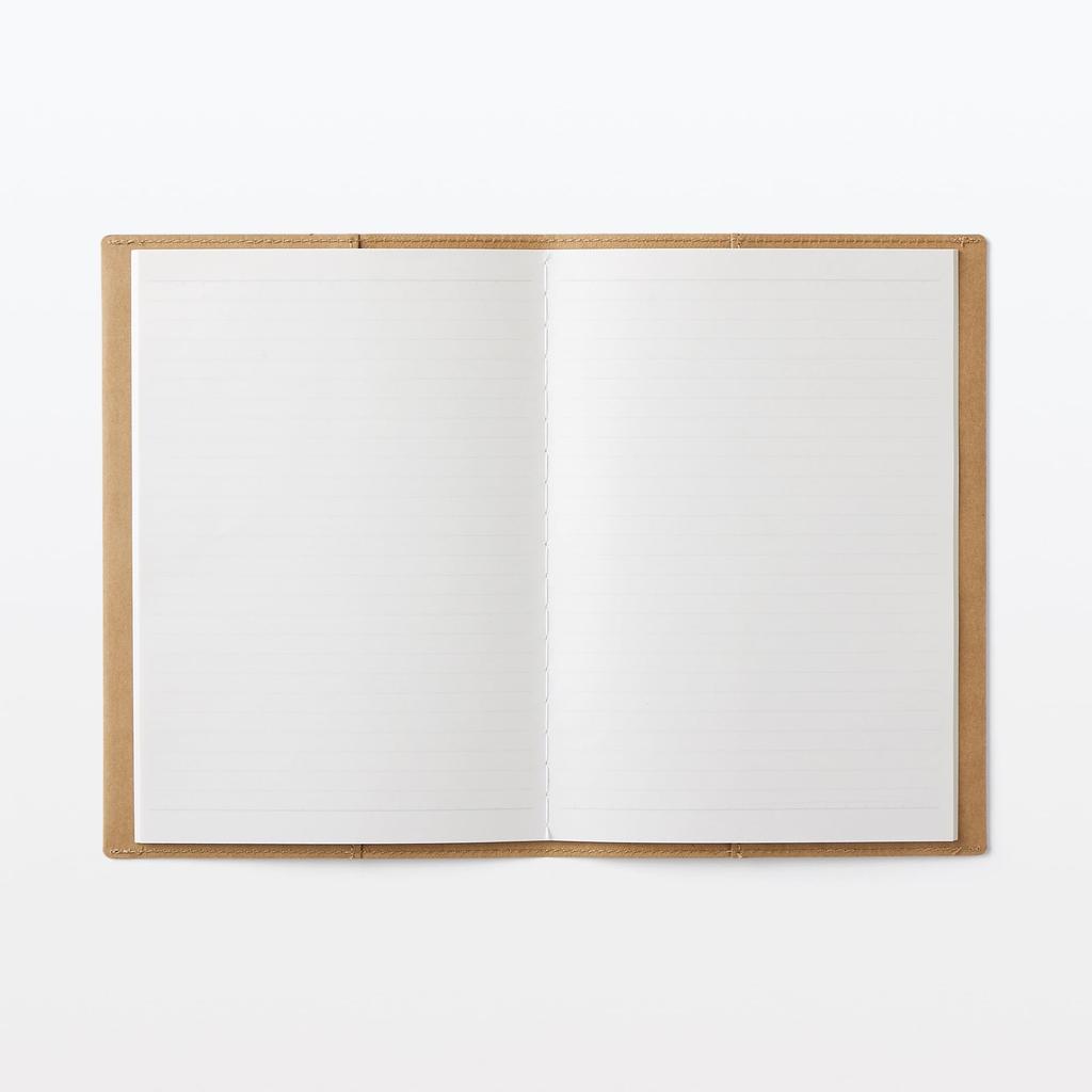 MUJI Jeans Label Notebook B6 83482985 Cover, Size, Brown,
