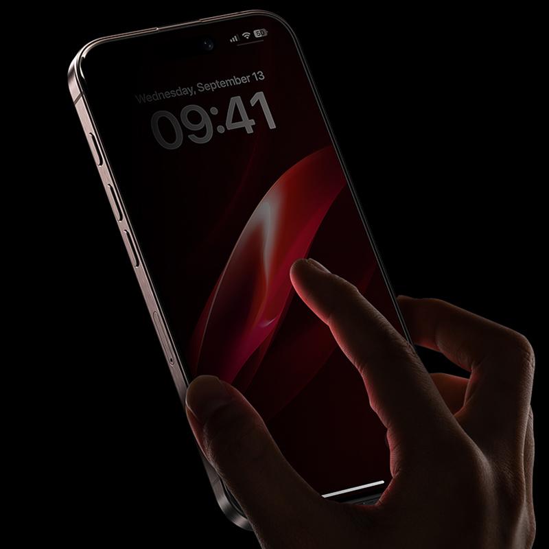 BENKS For iPhone 16 Pro Anti-Spy Screen Protector Zero Sense High Aluminium-Silicon Glass Film