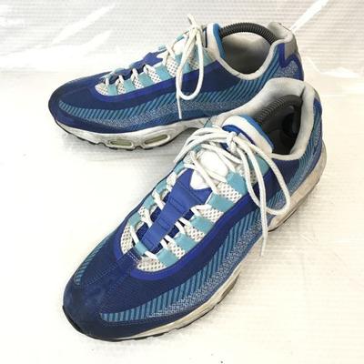 /AIR MAX 95 JACQUARD/Sneakersy/27.5/Niebieski×Biały/NIEBIESKI×BIAŁY/644793-400 Buty Sneakersy Treningowe(UŻYWANY)