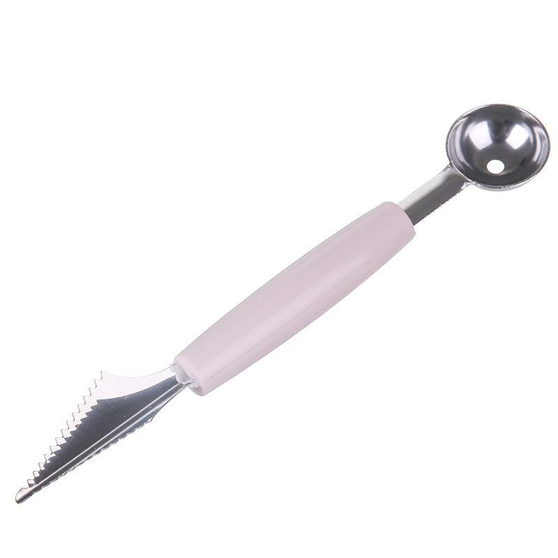 

Нержавеющая сталь Ложка для выкапывания фруктовых шариков Ложка для выкапывания шариков Нож для карвинга Фруктовый резак Ложка для выкапывания фруктовых шариков Ложка для арбуза розовый