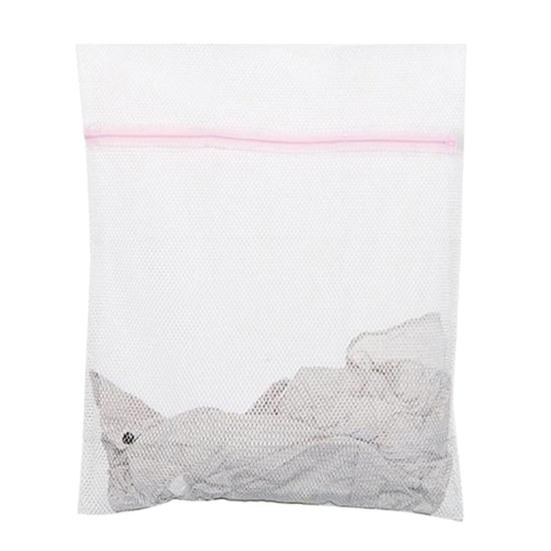 Wäschesack, tragbar, faltbar, atmungsaktiv, Netz-Wäschesäcke mit Premium-Reißverschluss für den Haushalt