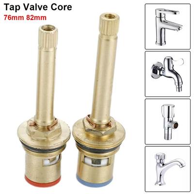 1Pcs 76mm 82mm Tap Valve Core Copper Brass 1/2 Inches Interface Faucet Cartridges Extended Long Handle Top Valves Fittings