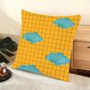 Fashion Clouds Cushion Cover Soft Short Plush Pillow Cover Smooth Cozy Texture Aesthetic Cushion Case Home Decor