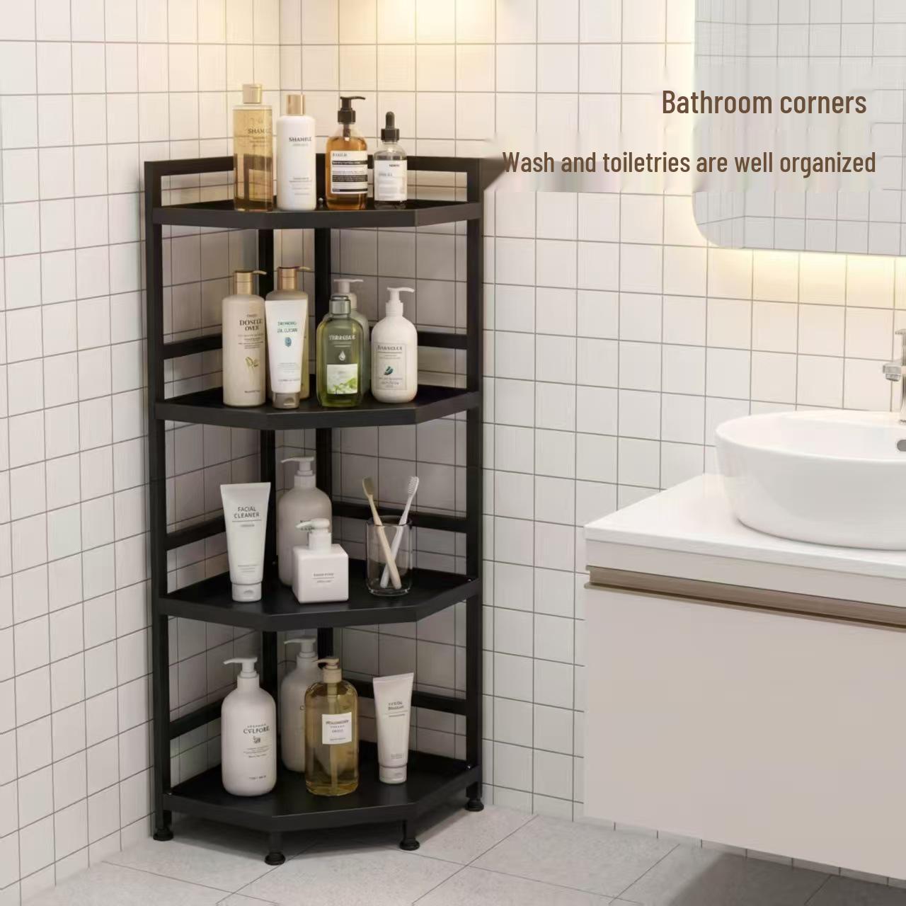 Rust-Proof Corner Shelf Triangle Storage Rack