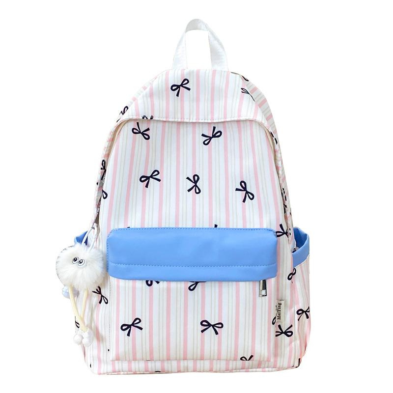 

New plaid backpack, retro versatile campus backpack, men s and women s same schoolbag, light going out leisure backpack If you need a pendant, contact customer service.