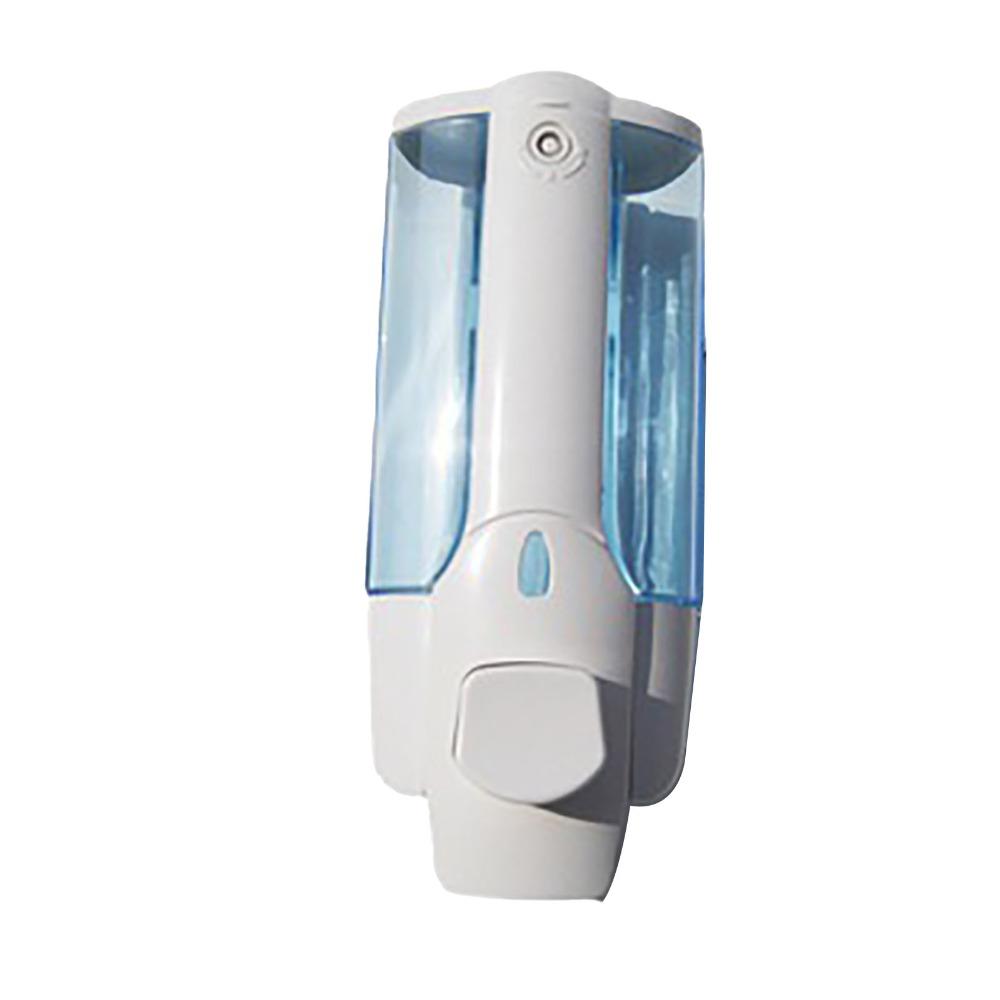 ABS Plastic Soap Dispenser Blue White Leakproof Liquid Soap Dispenser 350ml Capacity Waterproof Soap Lotion Dispenser синий