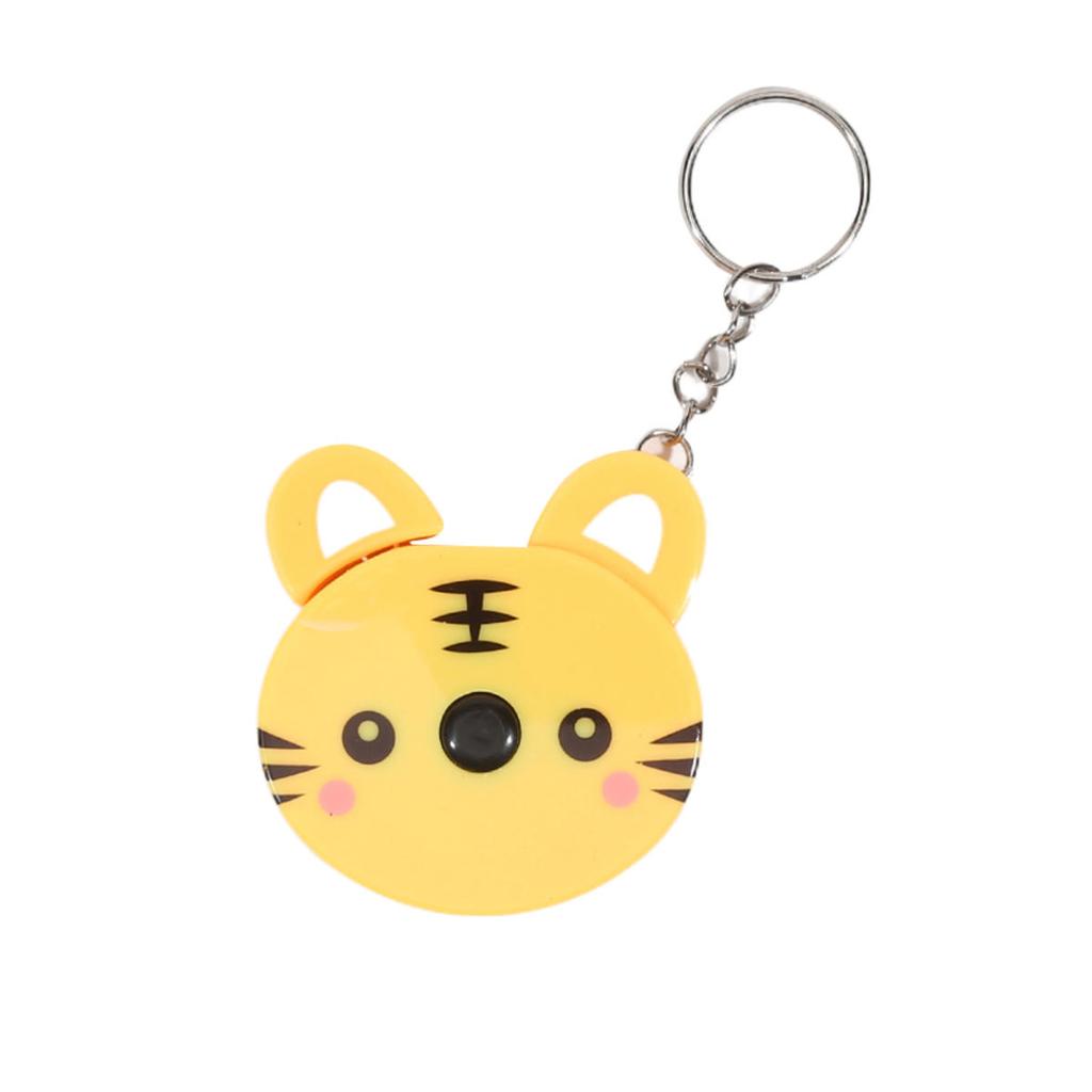 Measuring Tool Keychain Double Sided Scale Automatic Telescopic Tape Cartoon Animal Tape Measure for Child Kid Height Scale
