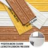 1PC 2.3m/90.55inch Wall Trim Line Skirting Border Self Adhesive Waterproof Baseboard Wallpaper Hallway Ceiling Decor Anti-collis