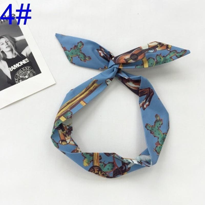 Women Headband Turban Baby Head Wrap Band Girl Hairbands Vintage Floral Print Cotton Fabric Hair Band
