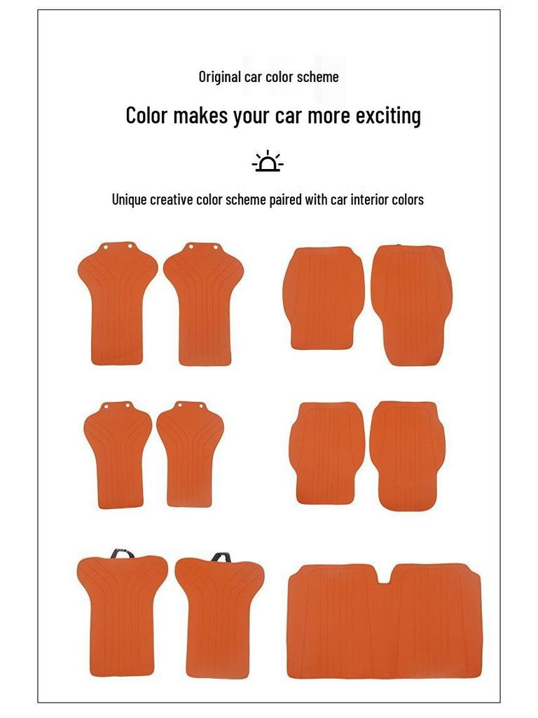 Galaxy M9 Perforated Breathable Semi-Enclosed Seat Cover for All Seasons