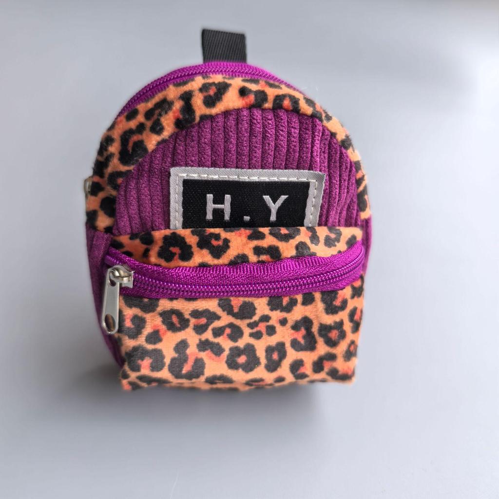 Căști Colorate & Pandantiv Portofel Monede Rucsac Mini cu Design Casă Ciupercă și Șnur pentru Telefon