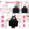 1pc Nails Polish Printing Beauty Kitchen Women Apron Household Cleaning Pinafore Salon Home Cooking Baking Manicure Work Clothes