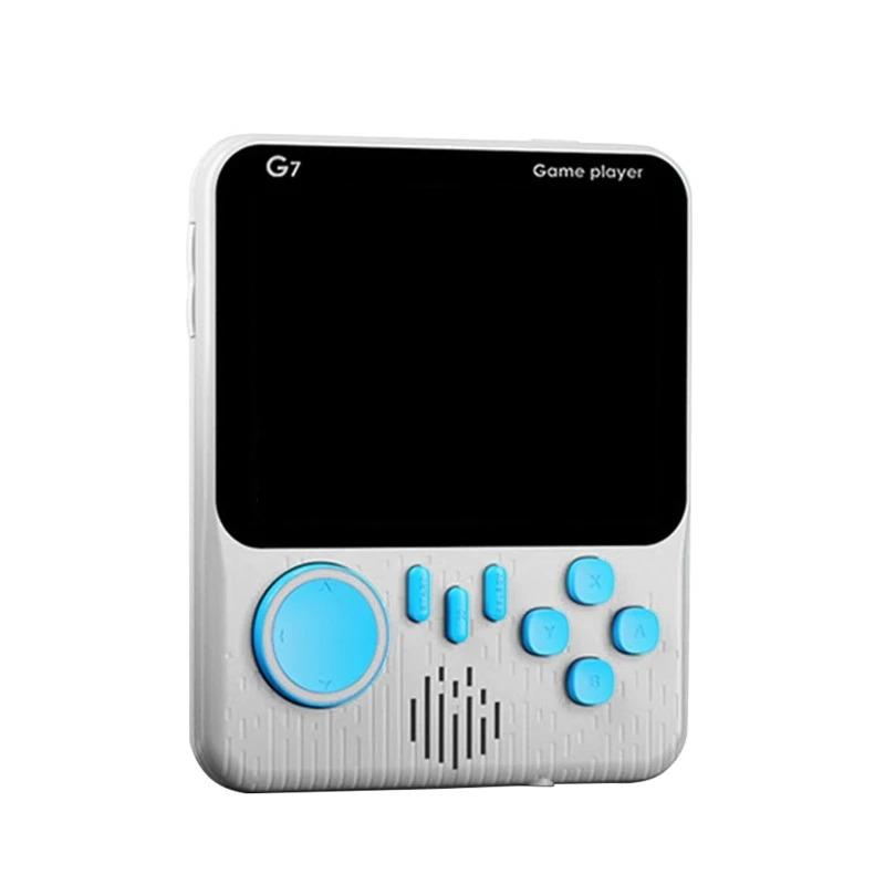 G7 Ultra-thin Mini Retro Handheld Portable Game Console 3.5-Inch LCD Color Screen Built-In 666 Game with Inbuilt Speaker Connect with TV Gameboy