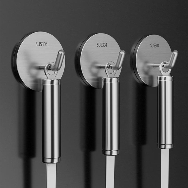 Set of 5 Versatile Adhesive Towel Holders Convenient Stick On Hooks for Bathroom Livingroom Rustproof Towel Holder Hooks