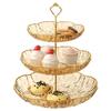 Preferred Multi-Layer Fruit Plate Household Candy Plate Living Room Coffee Table Dessert Plate Hotel Front Desk Ornament