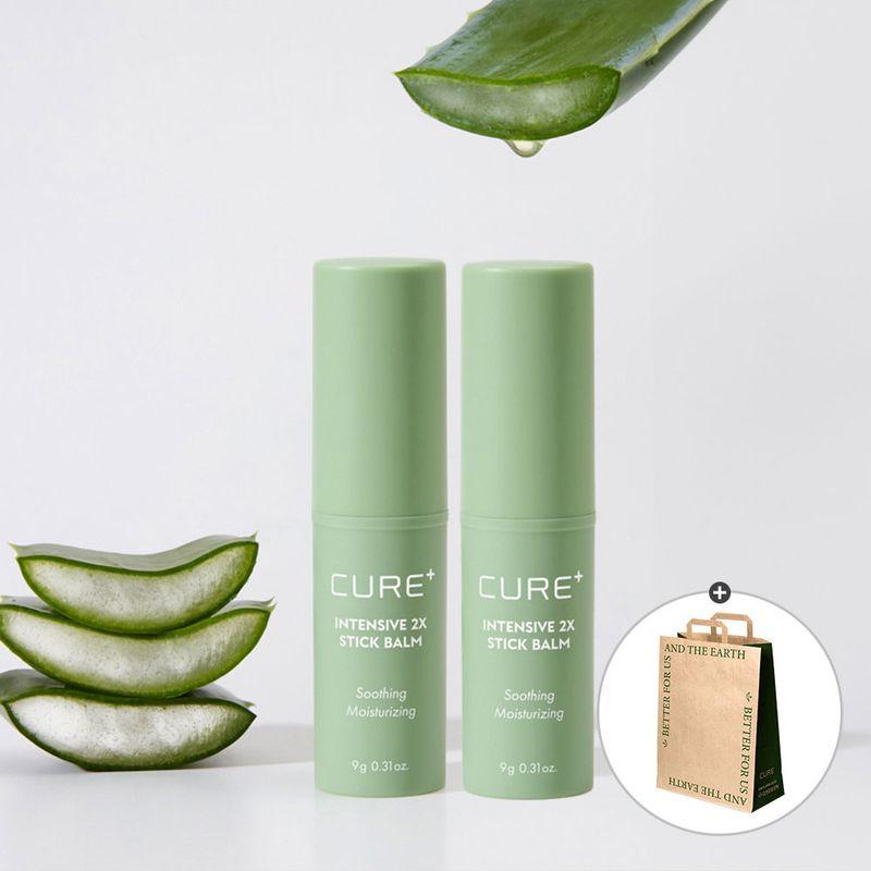 Cure 2X Cream Moisturizing Stick Balm 9g x 2