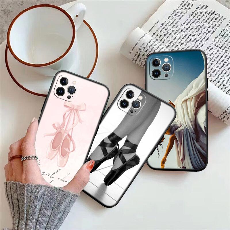 IK11 Scarpe da Punta da Balletto Ballerina Nuova Custodia per Telefono Guscio di Lusso per iPhone SE X XS XR 16E 17 11 Pro Max 8 7 6 6s Plus Air