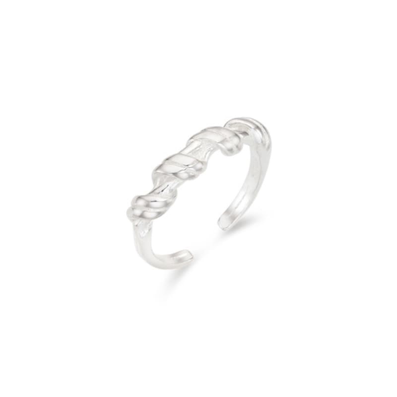 VINTAGE HOLLYWOOD [925 Silver] Twist Rope Ring_VH2435RI006M