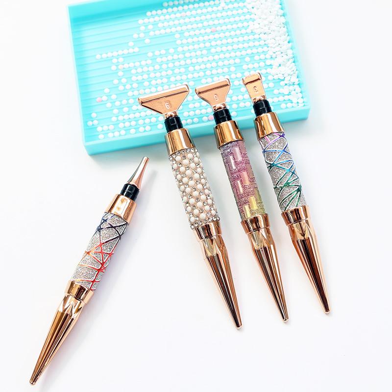 1Pc Diamond Painting New Point Diamond Pen, Foreign Trade New 5D Diamond Embroidery Multi-functional DIY Metal Pen Tool Set