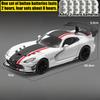 1:24 DODGE Viper ACR 2016 Super Sports Coupe Toy Car Die Cast Metel Cars Toy Pull Back Model Cars With Sound And Light For Child