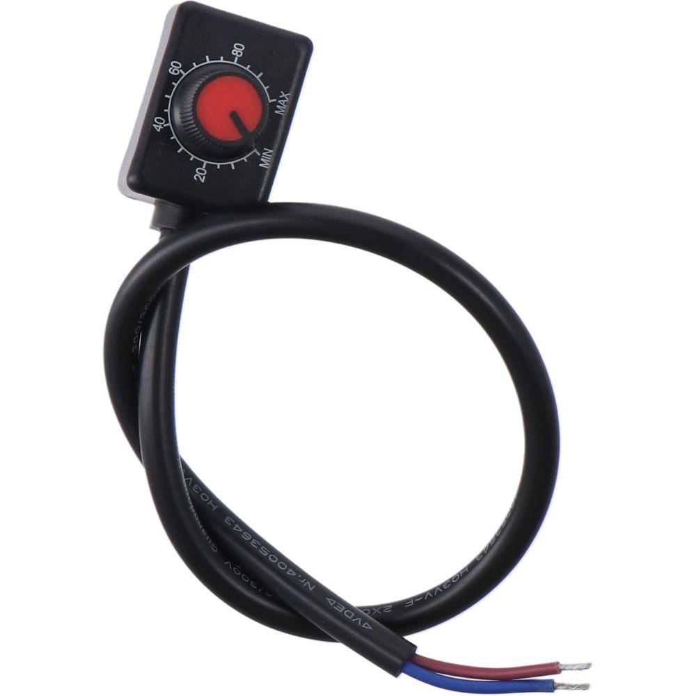 

Plastic DC 0/1-10V Knob LED Dimmer Black PWM Dimmer with Switch Electrician