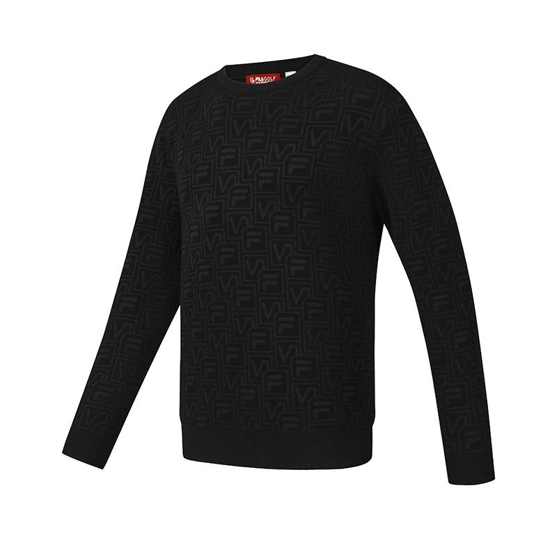 FILA Golf Knitwear Men s Pitch Black A11M615408FBK M