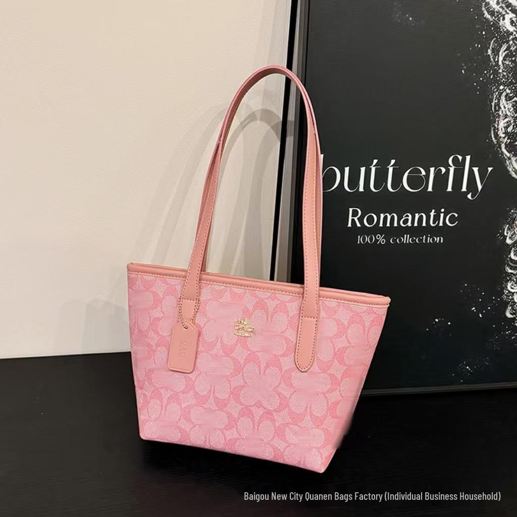 Трендовая женская сумка-тоут на плечо высокого класса с принтом