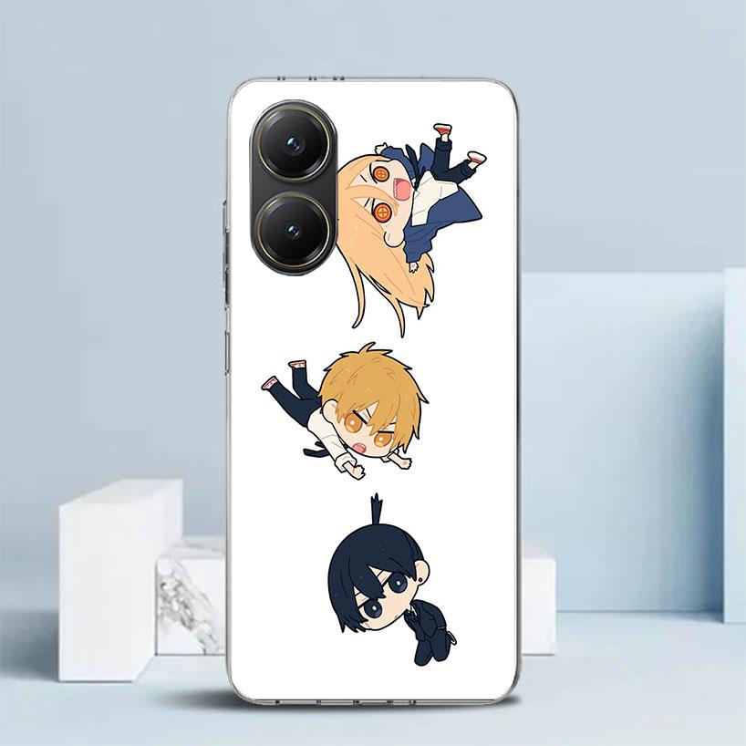 

C-Chainsaw Mans Cute Phone Case For Xiaomi Poco F7 Ultra X5 X6 X7 Pro M7 Redmi 15C 15 13C 13 12C 12 10C 10 10A 9 9C 9A 9T Cover Xiaomi Poco F7 Ultra