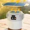 Outdoor Solar Lantern Waterproof Design Dual Light Modes Portable Lightweight Long Runtime Solar Powered Camping Emergency Light
