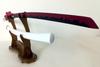 Wooden replica Nichirin sword by Mitsuri Kanroji, demon slayer, cosplay, interior decoration, Japanese sword, katana, weapon, S335