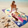 1pc Ms Rachel4 Beach Towel, Comfortable and Thick, and Swimming/Bath/Picnic/Camping Towel, Suitable for Seaside Beaches