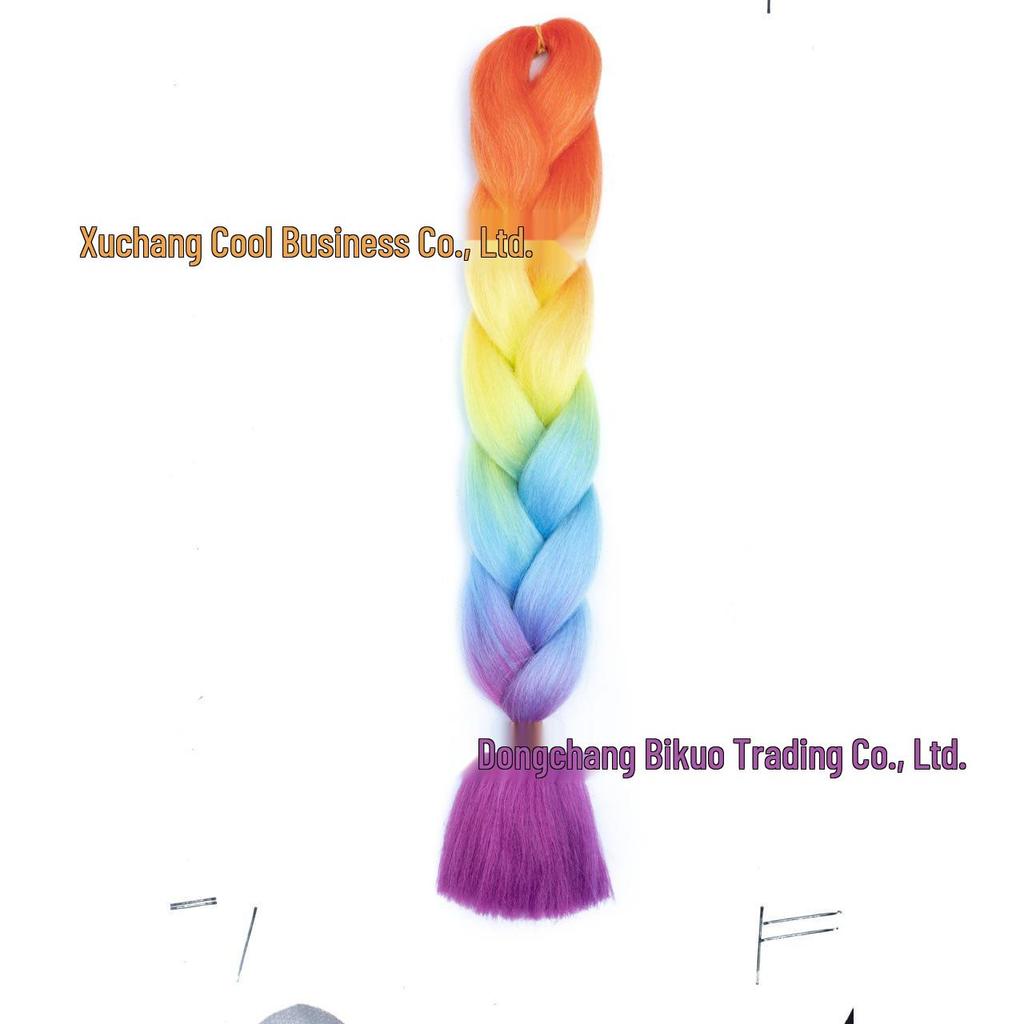 Three, Four, Five-Color Gradient High-Temp Fiber Jumbo Braid Material