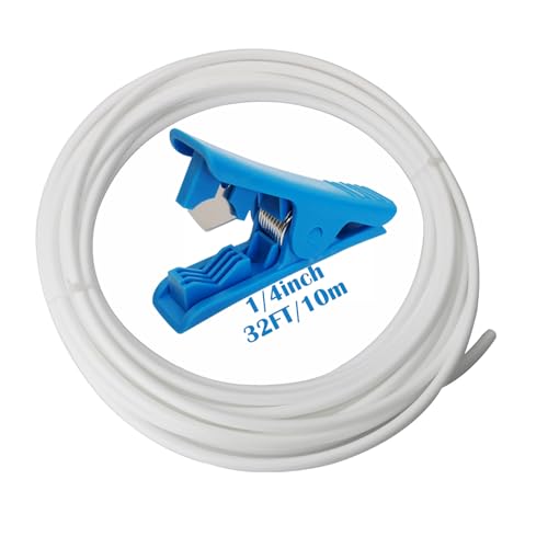 

CESFONJER 10 метров, диаметр трубки 1/4 /6,3 мм, быстроразъемное соединение 1/4 OD | Аксессуары для кондиционера воды | Шланг для холодильника и ледогенератора, реверс