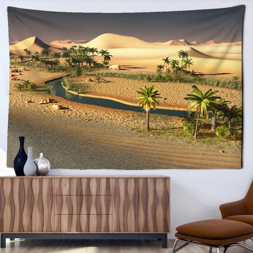 Sacred Pyramid Tapestry Ancient Egyptian Art Tapestry Wall Decor Background Cloth Room Living Room Home Decor