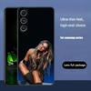 Singer T-Tate McRae Luxury Black Phone Case For Samsung Galaxy S23 S24 S25 Ultra S22 Plus S21
