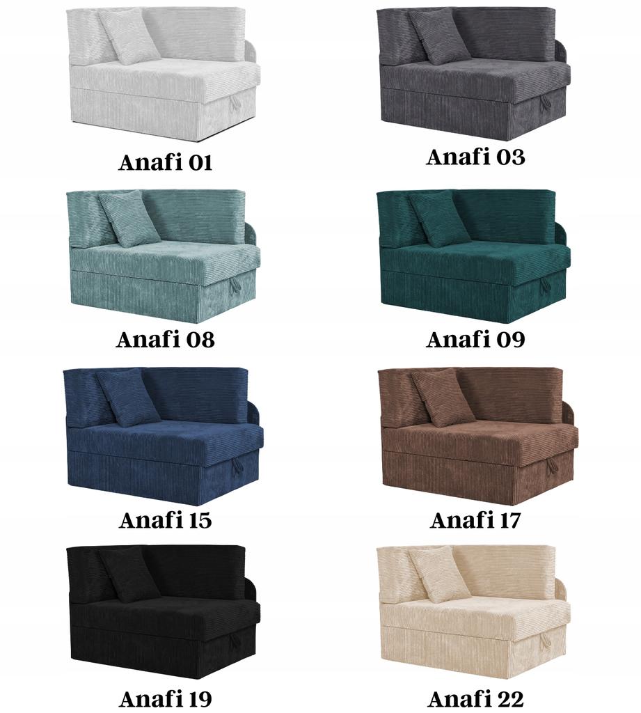 BONI Extendable Sofa, Children's Corner Sofa, GREY Family Meble