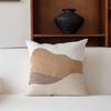 Simple Sofa Pillowcase Cojines 45x45 Home Dyed Woven Throw Cushion Cover Cotton and Linen Texture Sofa Woven Throw Pillow Covers
