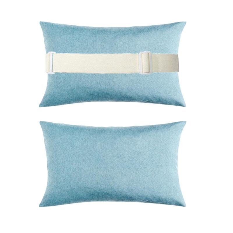 Weather Resistant Pillow for Patios Furniture Waterproof Lounge Chair Cushion with Insert  for Indoor and Outdoor Use