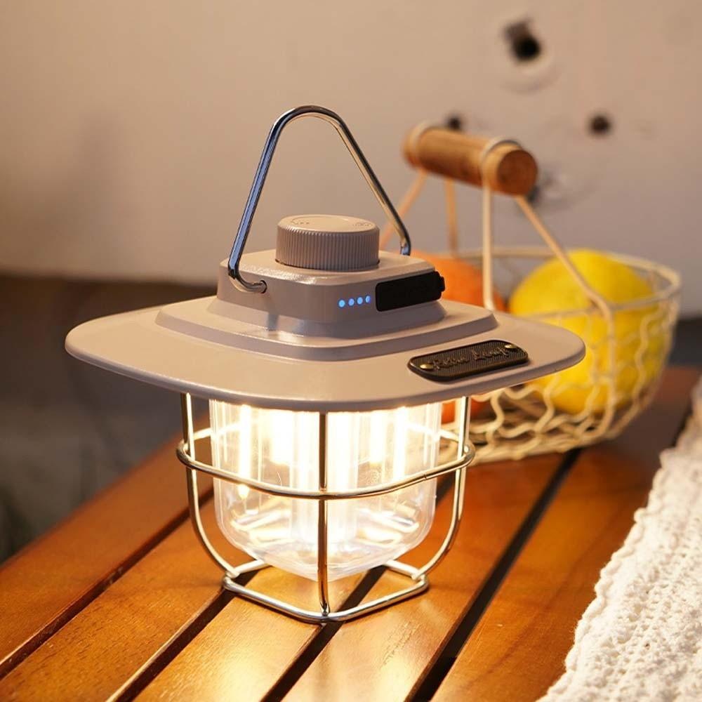 Hanging Retro Camping Lantern Waterproof Emergency Survival Lights Tent Lamp Wilderness